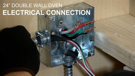 double oven junction box|wall oven electrical connection box.